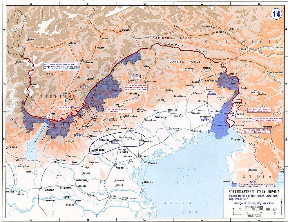 Italian front 1915-1917