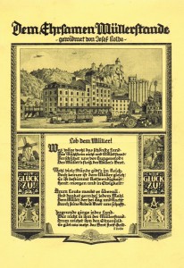Dem Ehrsamen Müllerstande in praise of the miller, 1936